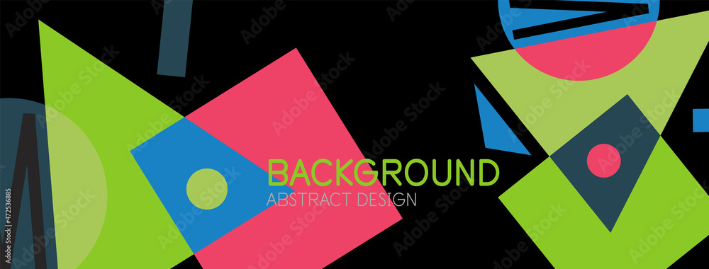 Abstract background with blocks, lines, geometric shapes. Techno or business concept for wallpaper, banner, background, landing page Abstract background with blocks, lines, geometric shapes. Techno or business concept for wallpaper, banner, background, landing page