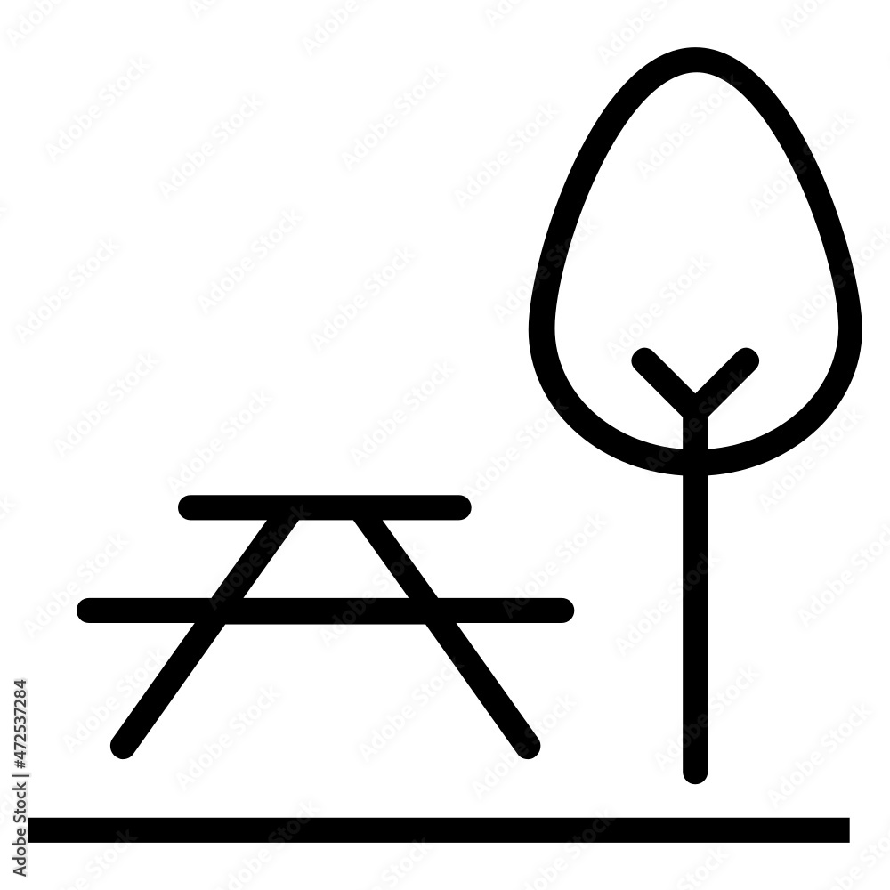 park bench icon park bench icon