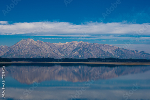 Jackson Lake and the mountains