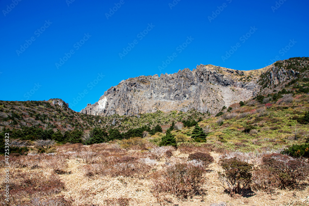 Fototapeta premium 한라산 남벽