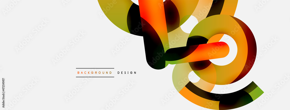 Circle abstract background. Vector illustration for wallpaper banner background card or landing page Circle abstract background. Vector illustration for wallpaper banner background card or landing page