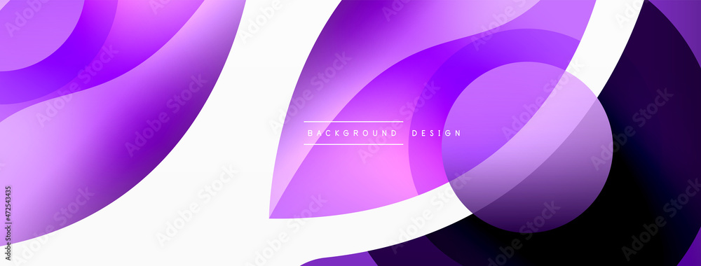 Abstract background with color geometric shapes. Beautiful minimal backdrop with round shapes circles and lines. Geometrical design. Vector illustration Abstract background with color geometric shapes. Beautiful minimal backdrop with round shapes circles and lines. Geometrical design. Vector illustration