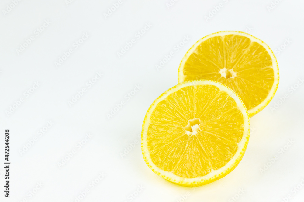Fresh yellow Lemon slice cuted use for top view background. Fresh yellow Lemon slice cuted use for top view background.