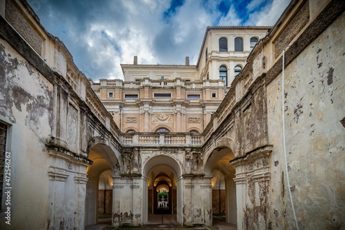 Palacio Real Barbrrini de estilo barroco en Roma Italia
