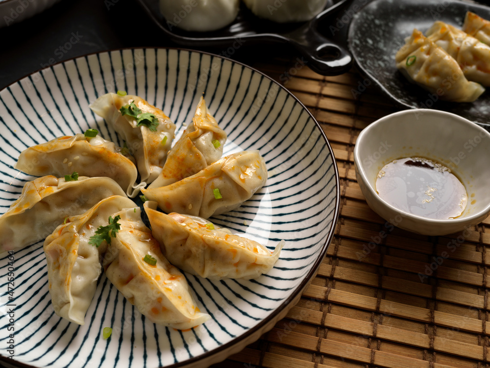 original steamed Chinese dumplings. asian cuisine original steamed Chinese dumplings. asian cuisine