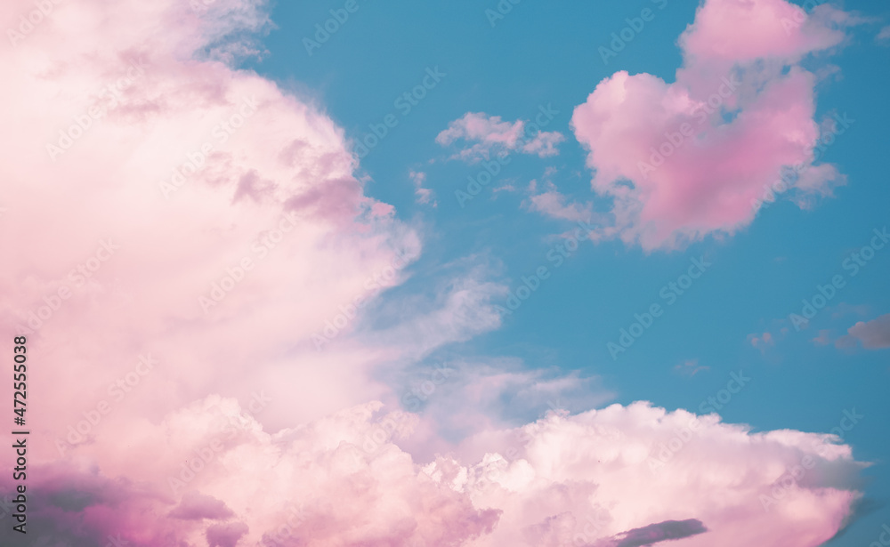 pink clouds, sky background pink clouds, sky background