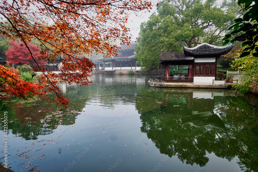 The warmth of orange and the cool green is akin to the yin and yang of nature.