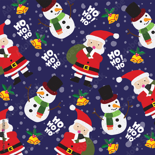 christmas pattern card decoration of xmas vector illustration design 05