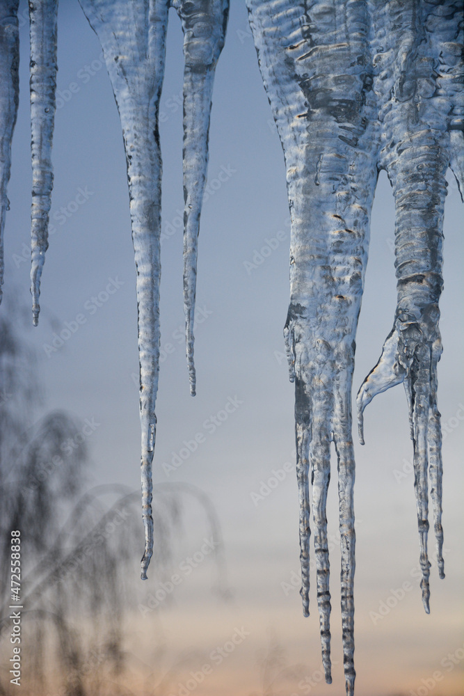 icicles in the winter icicles in the winter