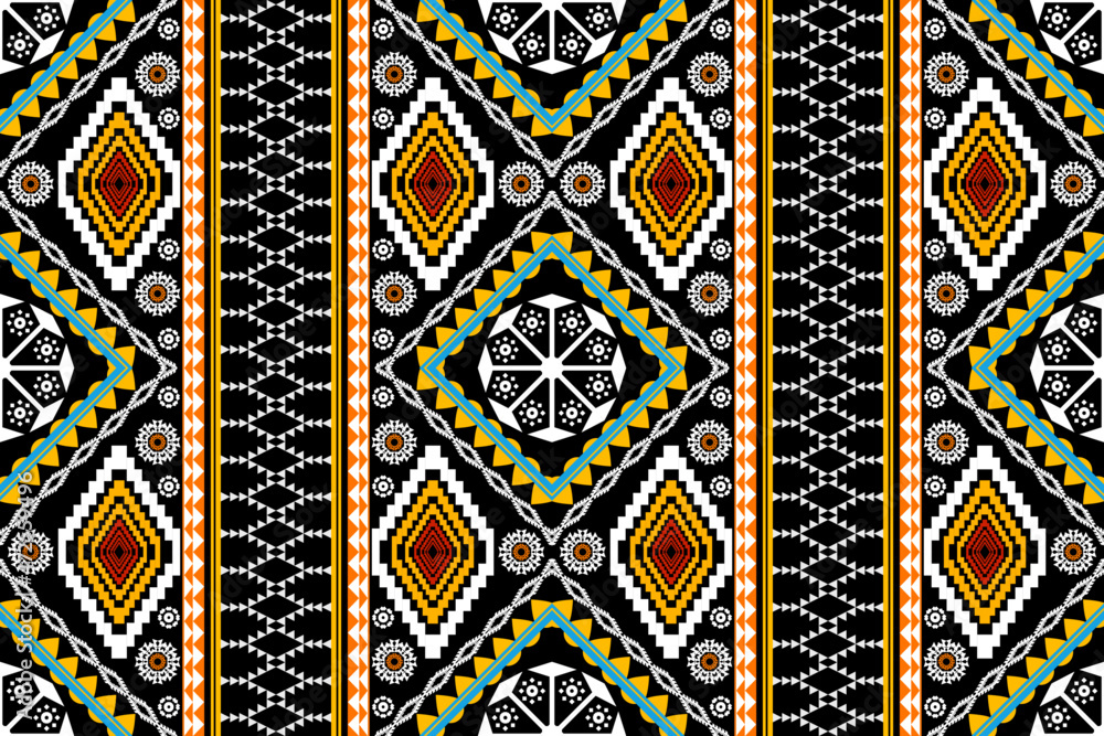 Beautiful geometric ethnic art pattern traditional. Design for