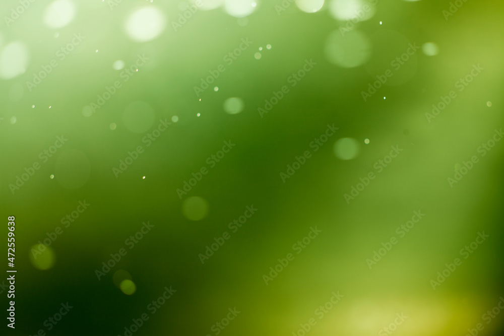 Green lights bokeh background. Green lights bokeh background.