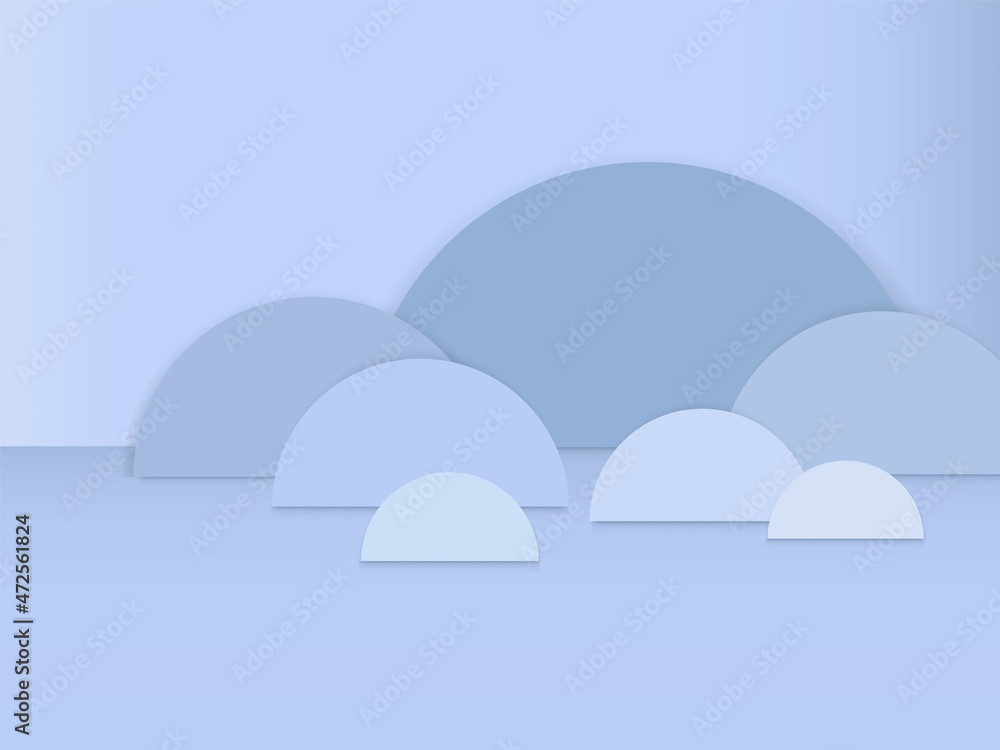Pastel violet curved surface, a half of circles, smooth wave background, minimal abstract texture, soft blue wall scene, template vector Pastel violet curved surface, a half of circles, smooth wave background, minimal abstract texture, soft blue wall scene, template vector