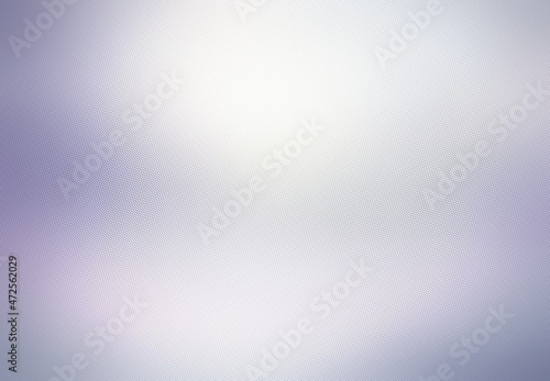 Subtle mosaic small dots pattern cover white convex surface. Material textured empty background.