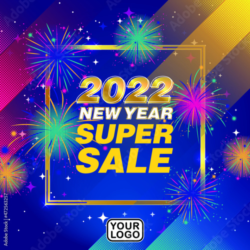 Happy New Year 2022 super sale