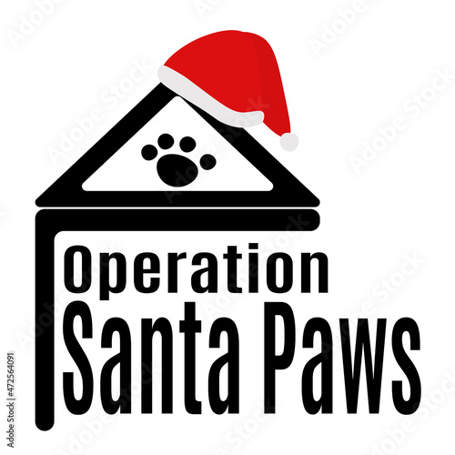 Operation Santa Paws, Idea for poster, banner, flyer or postcard