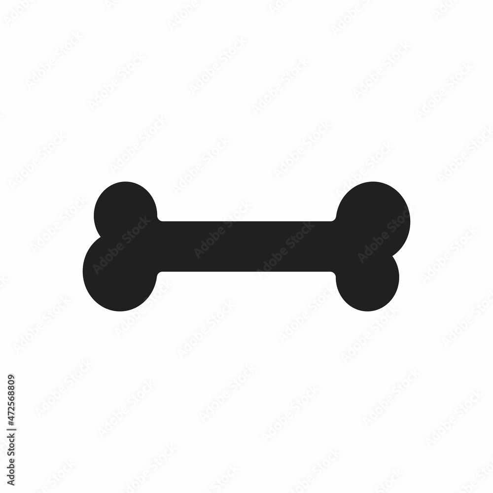bone flat icon bone flat icon