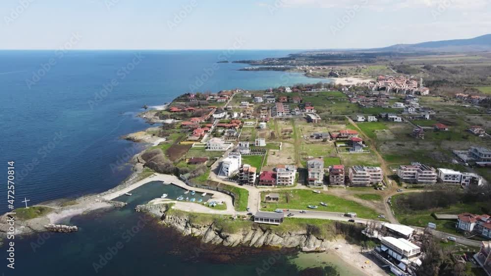 Aerial view of village of Lozenets, Burgas Region, Bulgaria Aerial view of village of Lozenets, Burgas Region, Bulgaria