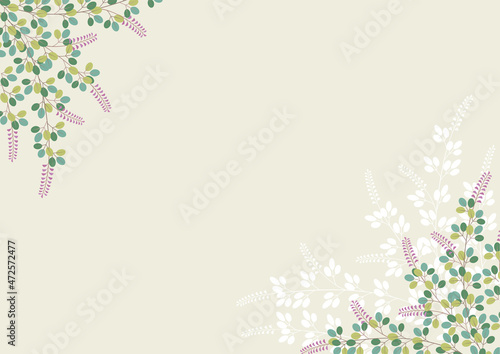 秋、野の花の背景.ベクターイラスト