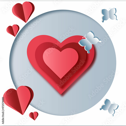 Valentine`s dey card/