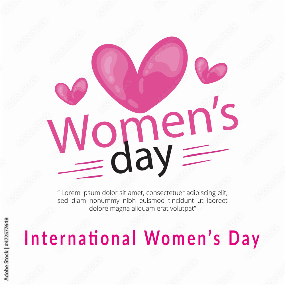  Best women's day logo template design vector, women's logo, Vector illustration Happy women's day, 8 march celebrations
