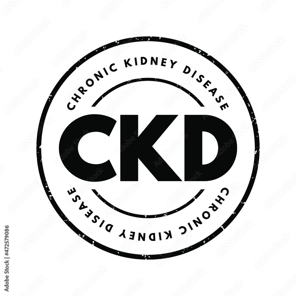 CKD - Chronic Kidney Disease acronym, medical concept background CKD - Chronic Kidney Disease acronym, medical concept background