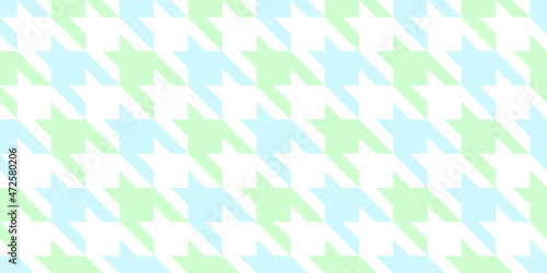Colorful hounds tooth pattern vector in pastel color. Seamless pastel backgrounds for tablecloth, blanket, dress, skirt jacket, napkin, textile design, fabric, wrapping paper, craft, book cover.