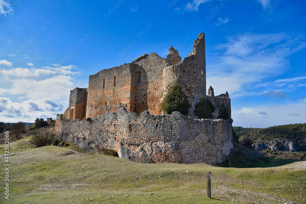 Castillo de Ucero Cañón del Río Lobos provincia de Soria
