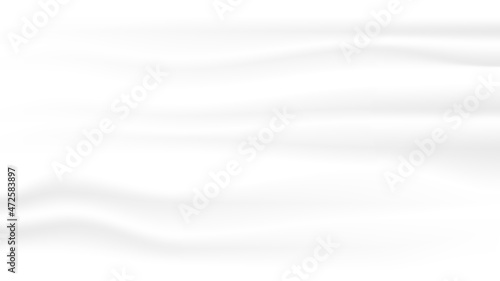 abstract white soft fabric folding texture background for decorative graphic design