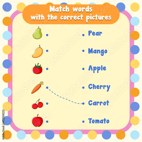 Match the words with the correct pictures