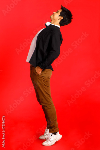 Asian male model posing for a photographer.. © Bangkok Click Studio