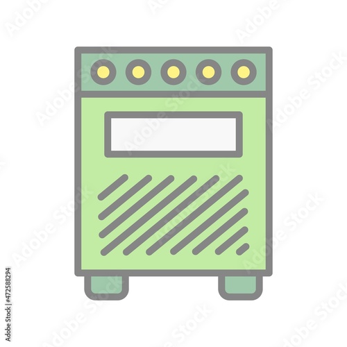 Amplifier Filled light Vector Icon Design
