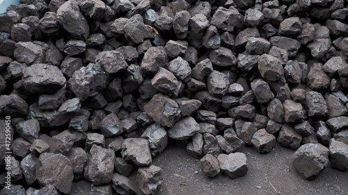 Wallpaper Mural Pile of brown coal for heating Torontodigital.ca