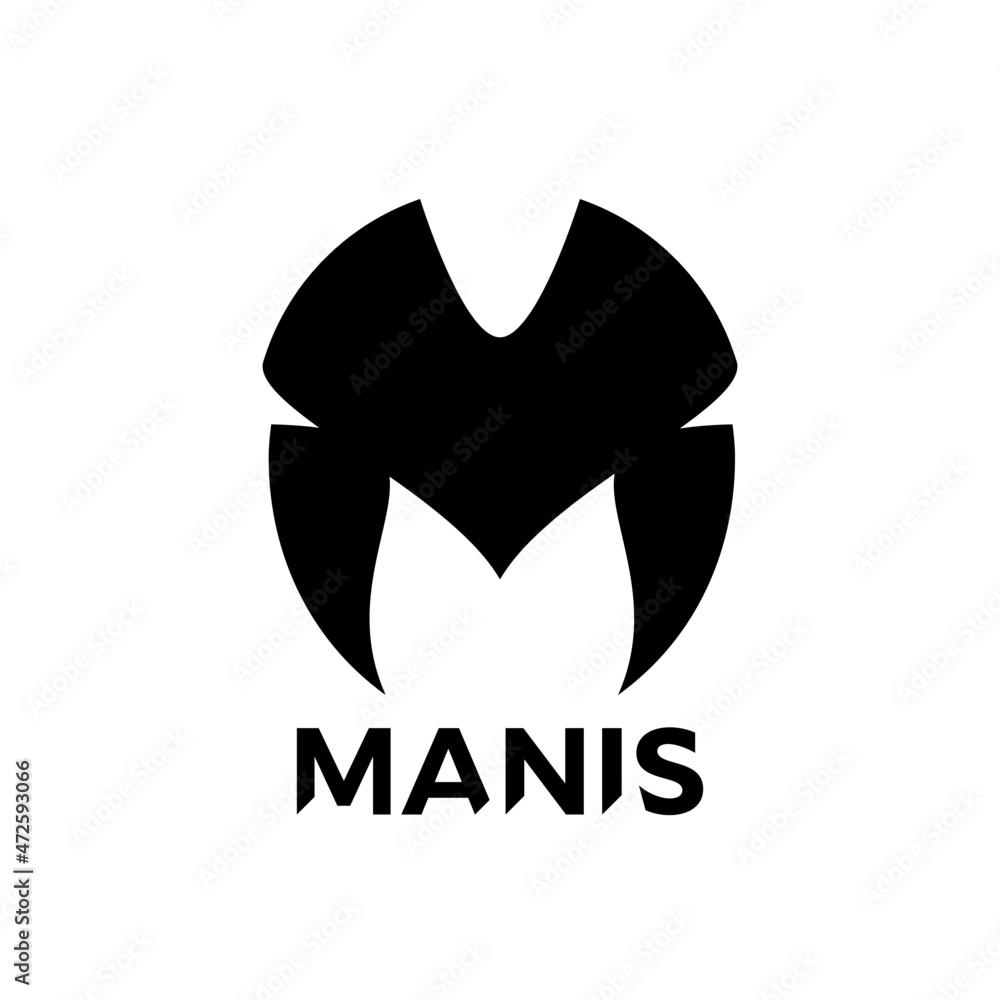 Letter M Spartan knight Logo Monogram. Knight letter M logo vector design. Simple line logo identity Letter M Spartan knight Logo Monogram. Knight letter M logo vector design. Simple line logo identity