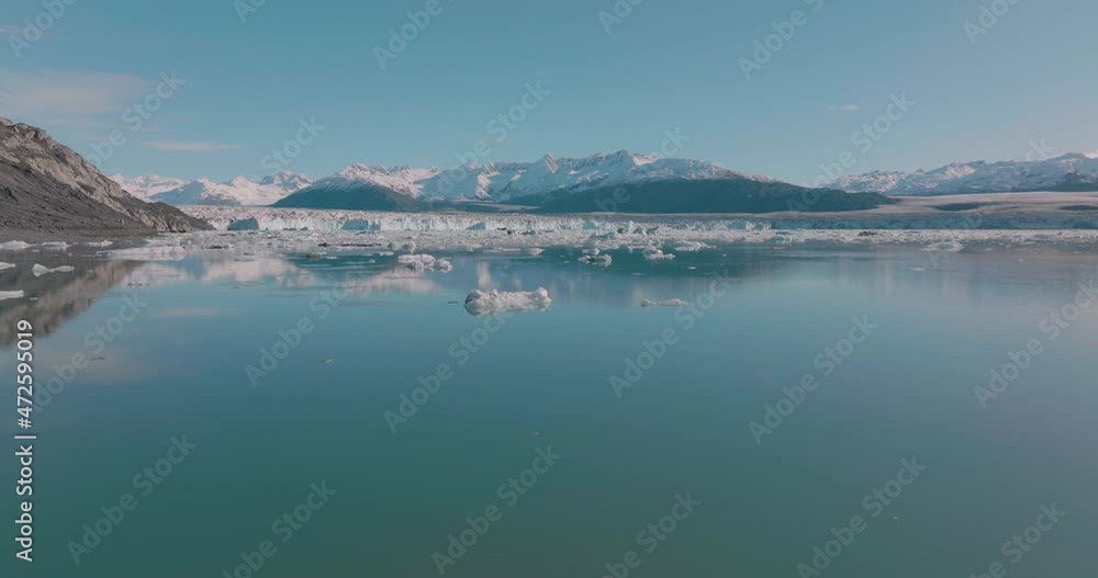 Aerial flying over a frigid lake in the breathtaking Alaskan wilderness. Aerial flying over a frigid lake in the breathtaking Alaskan wilderness.