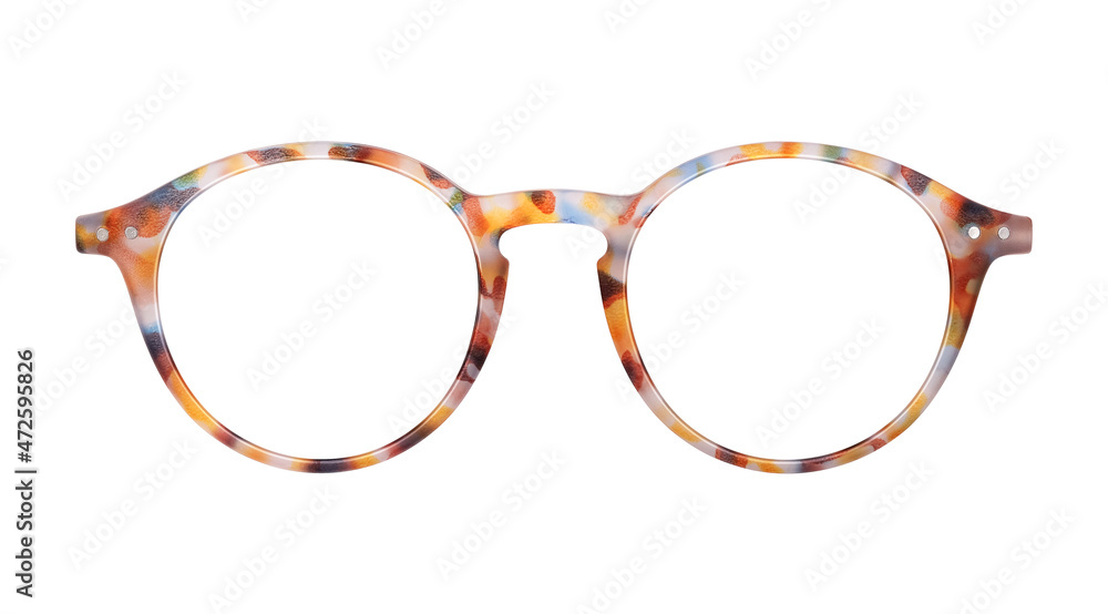 Glasses isolated on white background for applying on a portrait. Design element with clipping path Glasses isolated on white background for applying on a portrait. Design element with clipping path