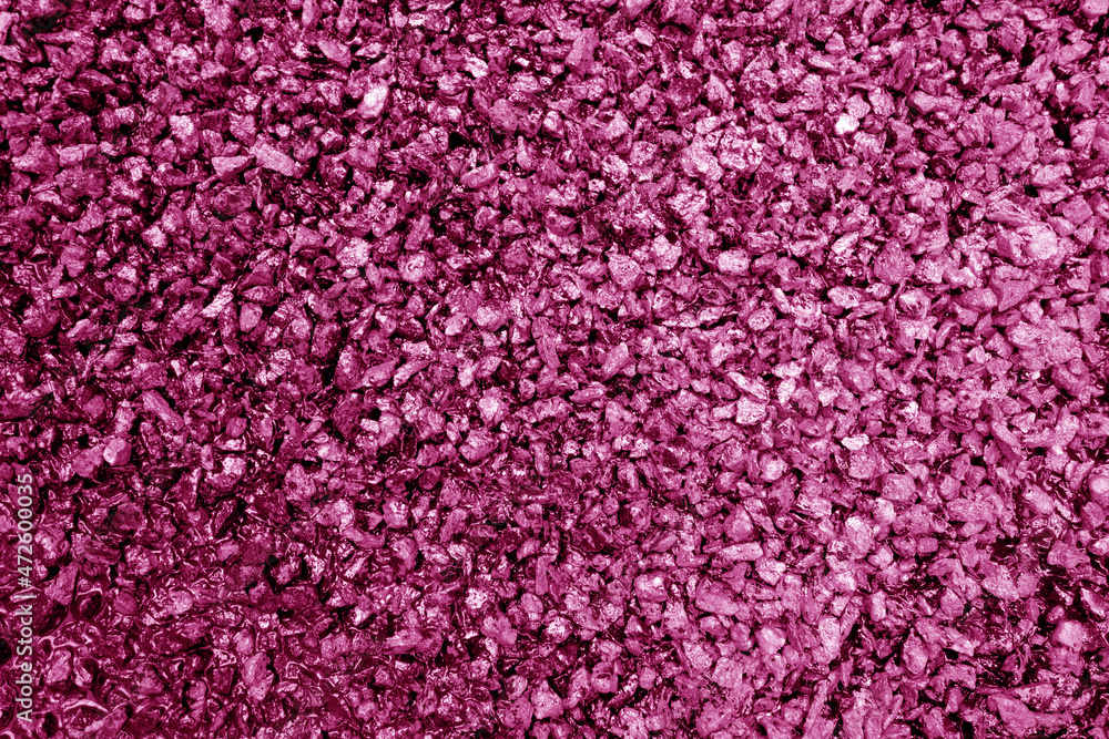 Obraz premium Asphalt road closeup in pink tone.
