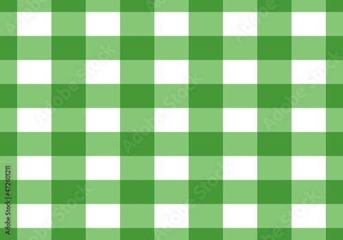 Patrón de cuadros de Vichy verde