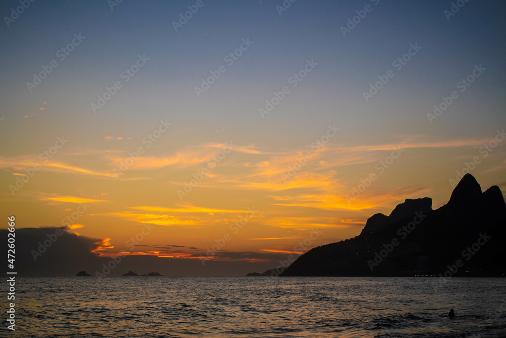 Sunset @ Ipanema Beach, Rio de Janeiro, Brazil