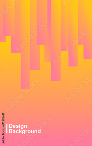 Colorful modern abstract background template portrait website mobile simple bold line square pattern gradient color