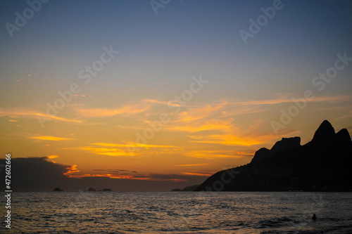 Sunset @ Ipanema Beach, Rio de Janeiro, Brazil © Gautama