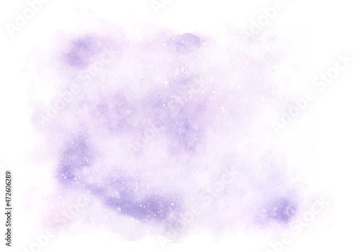 Abstract stains light purple watercolor for background