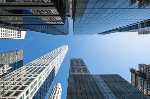 Luxury high-rise buildings in Midtown Manhattan, New York City, USA photo