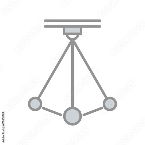 Pendulum Filled Light Vector Icon Design