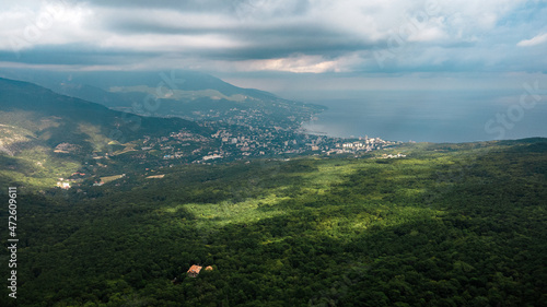 view from the mountain