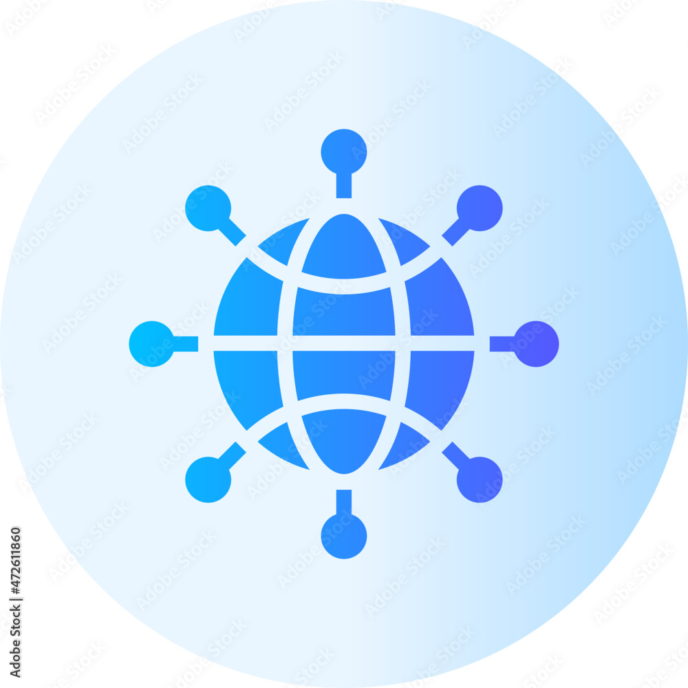 networking gradient icon networking gradient icon