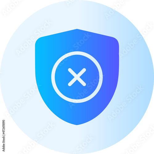 unsafe gradient icon