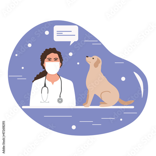 People Pet Dog Visit Doctor Veterinarian Clinic