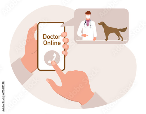 Pet Dog Vet Doctor online Veterinarian Medical