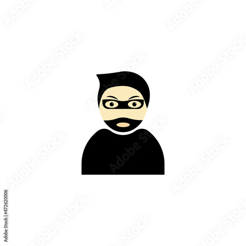 Thief Rob Vector Design Illustration Web