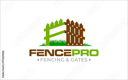 Illustration graphic vector of fence home solution logo design template